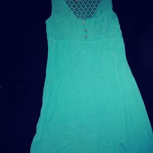 Turquoise sun dress